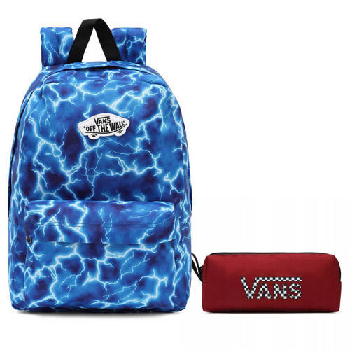 Vans Kids New Skool Backpack - VN0002TLAMQ1 + Pencil Pouch