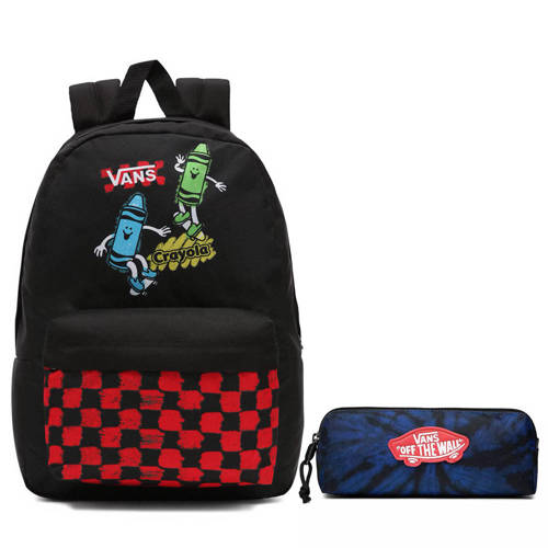 Vans New Skool Crayola Backpack - VN0002TLYUY1 + Pencil Pouch