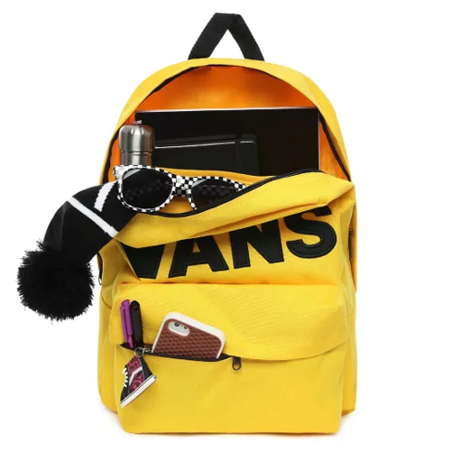 Vans Old Skool III Lemon Chrome Backpack - VN0A3I6R85W + Pencil Pouch