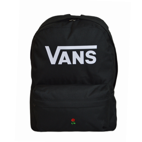 Vans Old Skool Print Backpack Black VN000H50BLK1 + Custom Small Rose