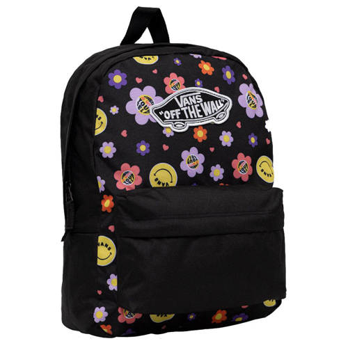 Vans Realm Radically Happy Black/Dubarry backpack - VN0A3UI6BDB + Pencil Pouch