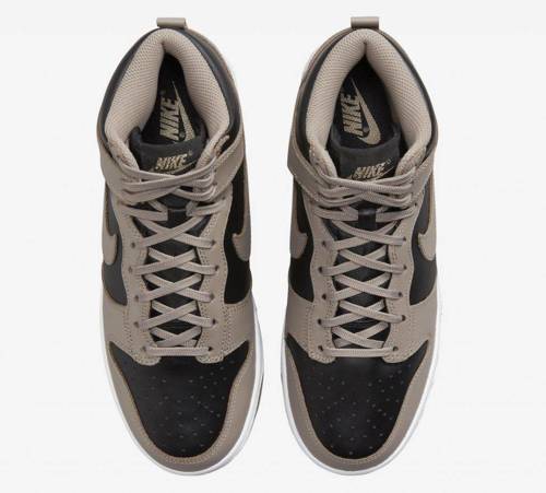 Women's Autumn Shoes Nike Dunk High Moon Fossil Grey (W) - DD1869-002