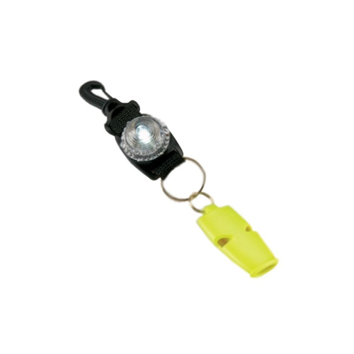Yellow FOX 40 Marine Safety 109 dB Survival Whistle with LED Lamp - S216354-YELL