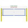 Professional Volleyball Net RomiSport 8,5m x 1m - Sia000015