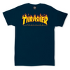 Thrasher Flame Logo T-Shirt Navy - 110102/NY