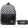 VANS Glitter Check Backpack - VN0A48HGXZG + Pencil Pouch