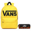 Vans Old Skool III Lemon Chrome Backpack - VN0A3I6R85W + Pencil Pouch