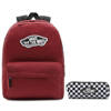 Vans Realm Backpack Red - VN0A3UI6J511 + Pencil Pouch