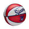 Wilson NBA Retro Los Angeles Lakers Mini Outdoor Basketball - WTB3200XBLAL