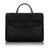 Women's leather shoulder bag black for work and study Paolo Peruzzi - N05-BL