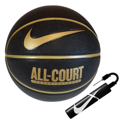 Nike All Court 8P Deflated Basketball - N1004369070 + Nike ball pump