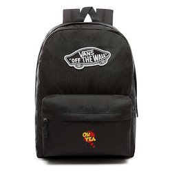 Plecak VANS Realm Backpack szkolny Custom Oh Yea - VN0A3UI6BLK