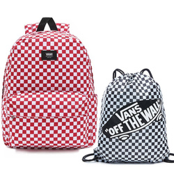 Vans Old Skool Check B Backpack - VN0A5KHRO84 + Benched Bag