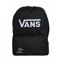 Vans Old Skool Print Backpack Black VN000H50BLK1 + Custom Enjoy Your Journey