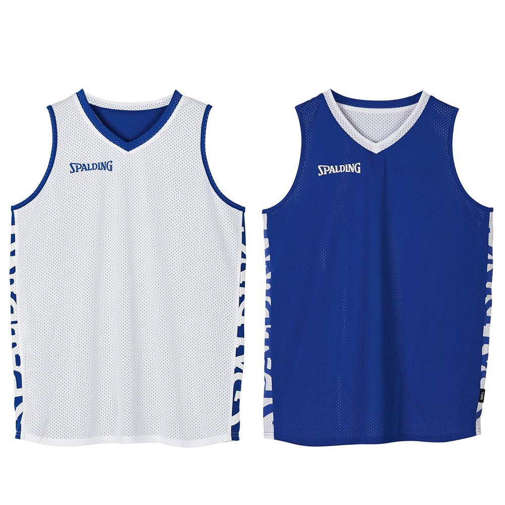 blue and white reversible basketball jersey