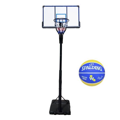 Basketball-Set TOP 305 cm + Spalding Golden State Basketball