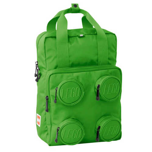 Classic school backpack green 15 L for kindergarten LEGO Brick 2x2 Backpack - 20205-0037 