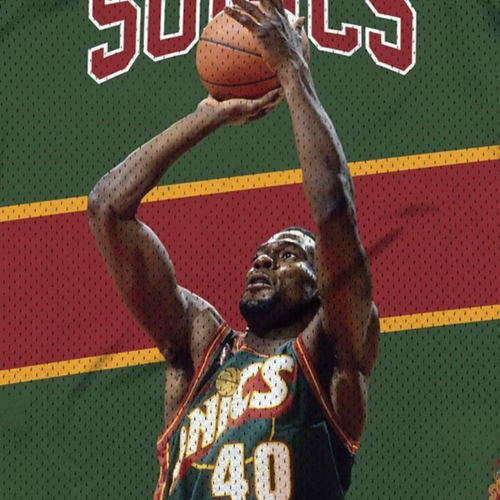 Mitchell & Ness NBA Seattle Supersonics Shawn Kemp Sublimated Player Tank