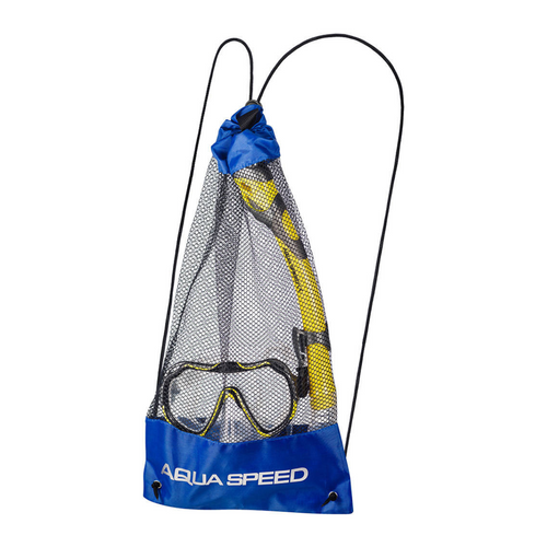 Snorkeling set Aqua-Speed Java + Elba + Mesh Bag