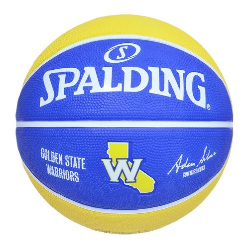 Spalding NBA Team Golden State Warriors Basketball + Air Jordan Essential Ball Pump
