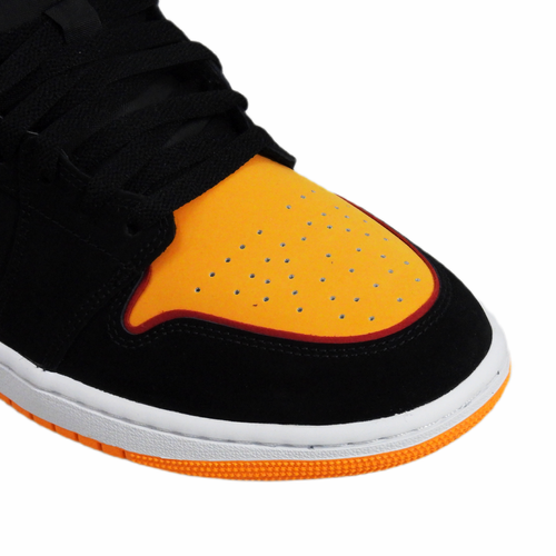 Sports shoes Air Jordan 1 Mid SE men's high black orange - FJ4923-008