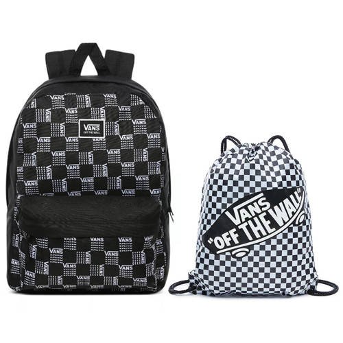 Vans Realm Word Check Rucksack - VN0A3UI7ZM0 + Benched Bag