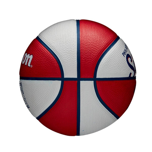 Wilson NBA Retro Los Angeles Lakers Mini Outdoor Basketball - WTB3200XBLAL