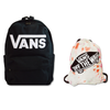 Vans New Skool 18 l Backpack black VN000628BLK1 + Vans Benched Bag