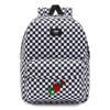 Vans Old Skool Check backpack VN0A5KHRY28 + Custom Red Roses