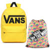 Vans Old Skool III Lemon Chrome Rucksack - VN0A3I6R85W + Benched Bag