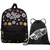 Vans Realm Radically Happy Black/Dubarry backpack - VN0A3UI6BDB + Benched Bag