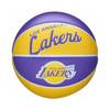 Wilson NBA Retro Los Angeles Lakers Mini Outdoor Basketball - WTB3200XBLAL