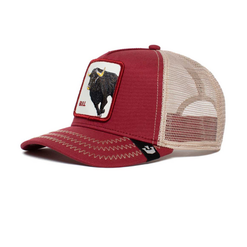 Czapka z daszkiem Goorin Bros.The Bull Trucker - 101-0521-RED