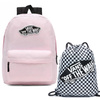 Vans Realm Cradle Pink  backpack VN0A3UI6V1C1 + Vans Benched Bag