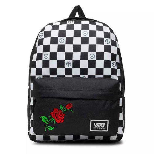 VANS Glitter Check Backpack - VN0A48HGXZG Custom rose 