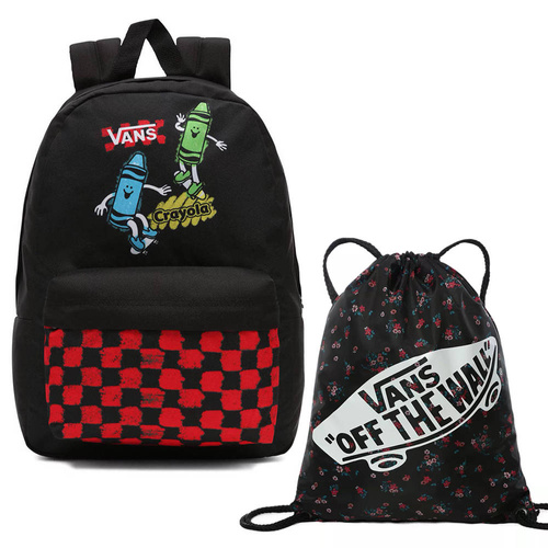 Vans New Skool Crayola Backpack - VN0002TLYUY1 + Benched Bag