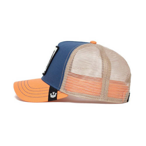 Goorin Bros The Panther Blue/Orange Trucker Cap - 101-0381-BLU