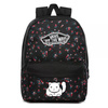 Vans Realm Beauty Floral Black Batoh Custom Cat  - VN0A3UI6ZX3