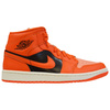 Air Jordan 1 Mid WMNS Orange Black Topánky - DM3381-600