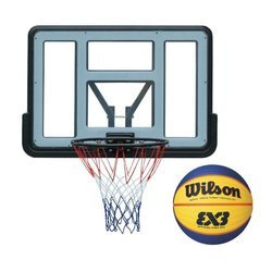 Basketball set Spartan Wall Mounted Backboard + Wilson Replica RBR