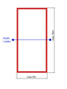 RomiSport Adjustable Court Lines Red max 9 x 18m - Lin000053