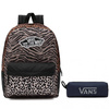 Vans Realm Backpack Animal Patterns + Pencil Pouch Backpack