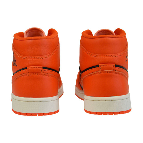 Air Jordan 1 Mid WMNS Orange Black Shoes - DM3381-600