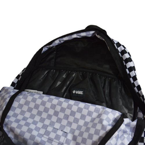 Plecak szkolny sportowy Vans Old Skool Check Backpack Kratka White/Black VN000H4XY281 + Piórnik Vans OTW