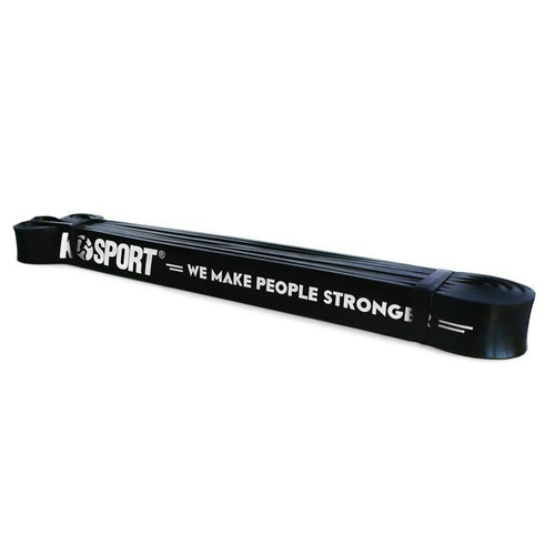 Guma treningowa do ćwiczeń Power Band czarna 12 - 30 kg K-SPORT - PB17