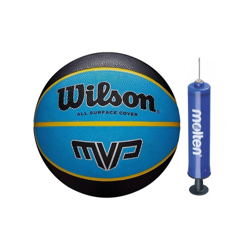 Zestaw do koszykówki Piłka Wilson MVP + Pompka Molten R.5