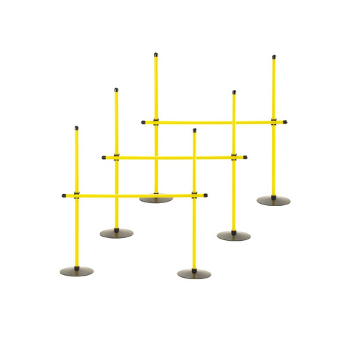 SET YAKIMASPORT 9X TRAINING POLE 1,6 M + BASE FOR SLALOM POLE - 100076