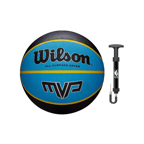 Set to Basketball Wilson MVP 295 Outdoor + Wilson NBA Aluminium Ball Pump
