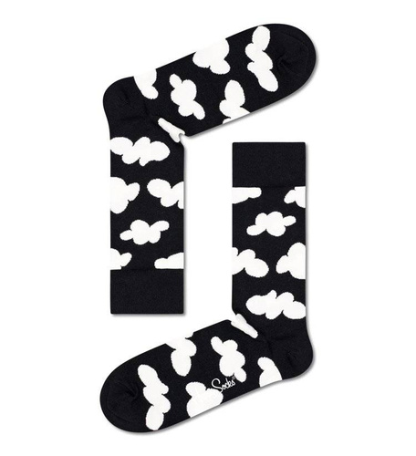 Zestaw skarpetek Gift box Happy Socks 4-pak Black and white - XBWI09-9100