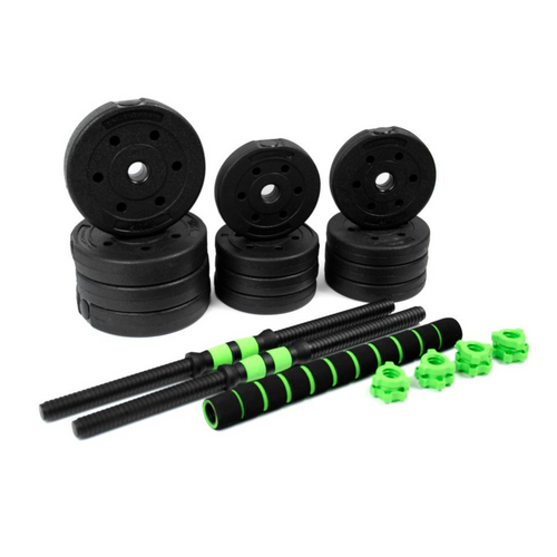Zestaw treningowy sztangielki i sztanga 20kg SMJ - BR020